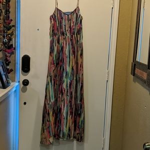 A Jack maxi multi colored pattern dress.